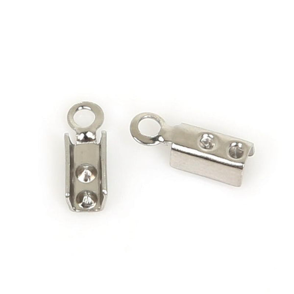 Stainless Steel Crimp End Caps Buckle
