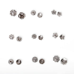 Vintage Filigree DIY Jewelry Caps