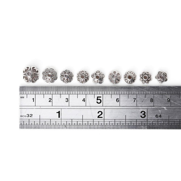 Vintage Filigree DIY Jewelry Caps