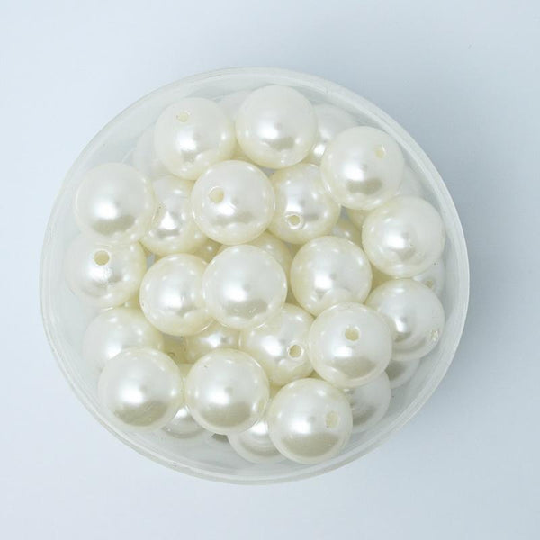 White Ivory Pearl Beads