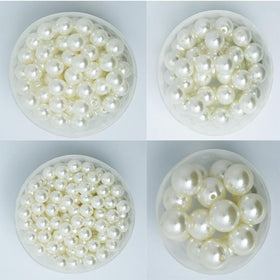 White Ivory Pearl Beads
