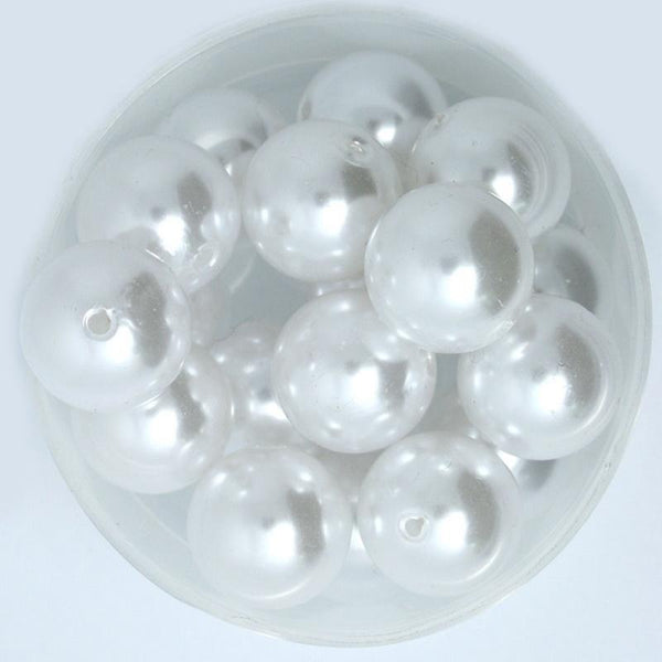 White Ivory Pearl Beads