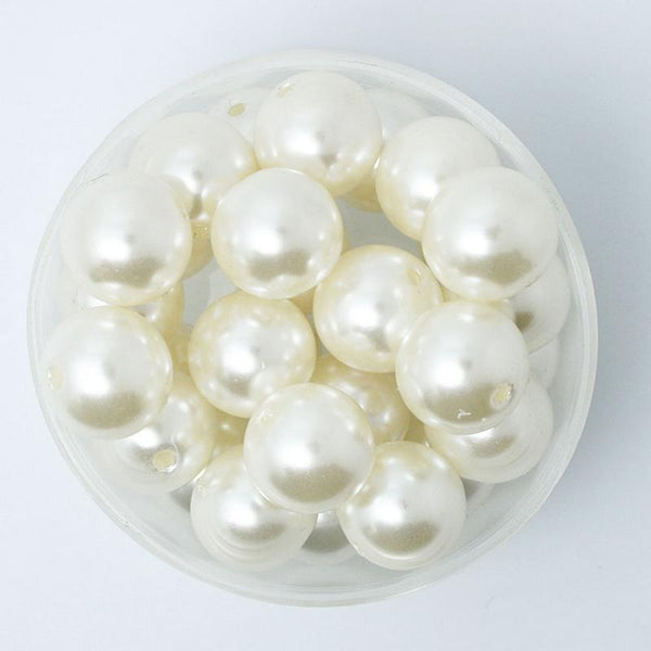 White Ivory Pearl Beads