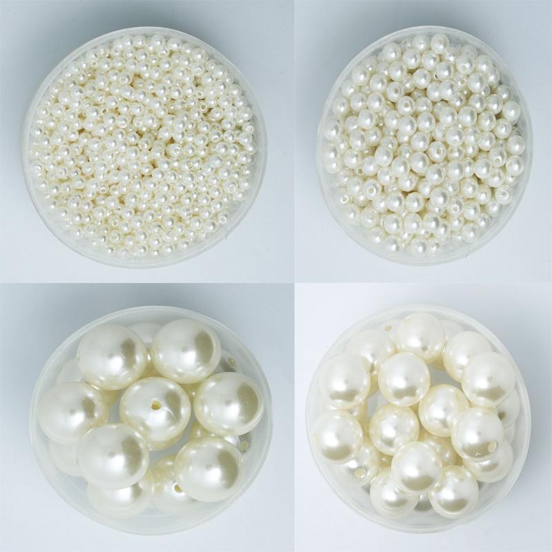White Ivory Pearl Beads