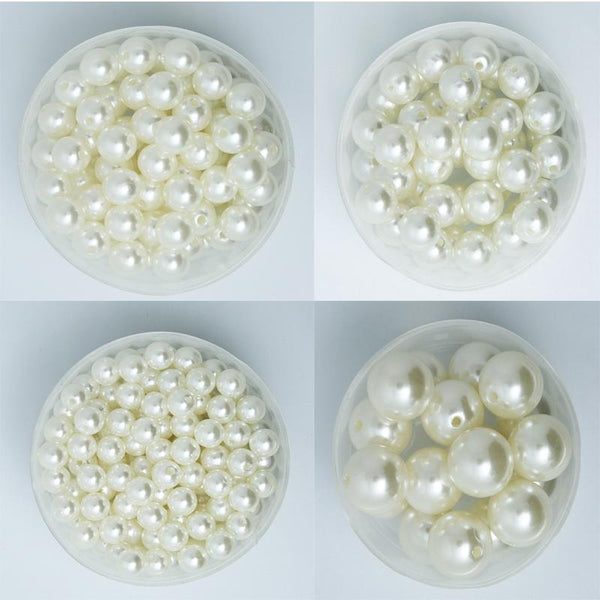 White Ivory Pearl Beads