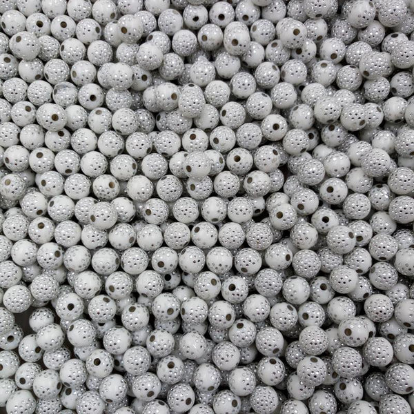 Shiny Round Loose Spacer Beads