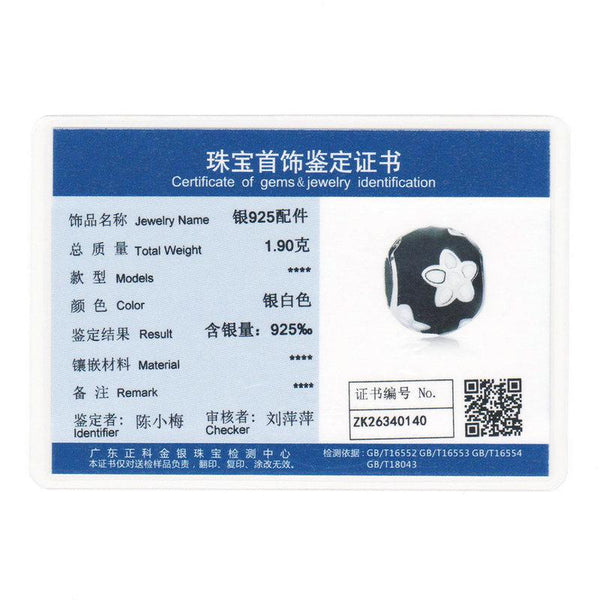 Silver & Enamel Mystic Flower Charms