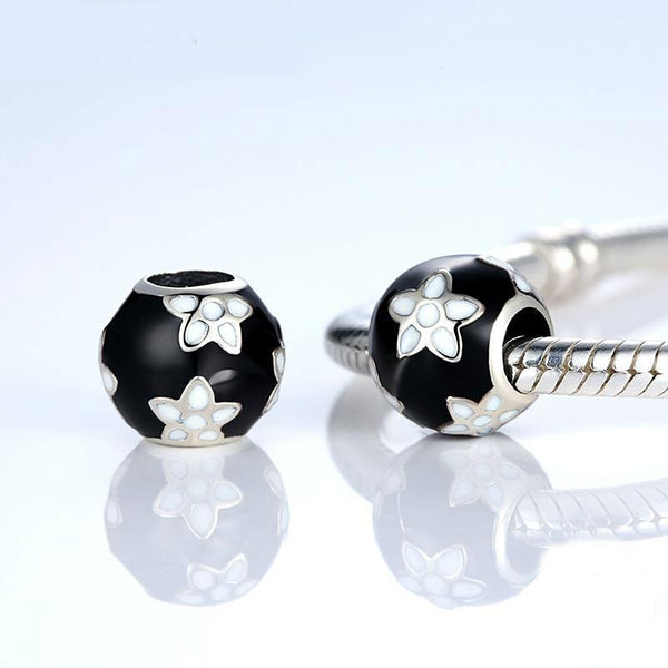 Silver & Enamel Mystic Flower Charms