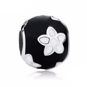 Silver & Enamel Mystic Flower Charms