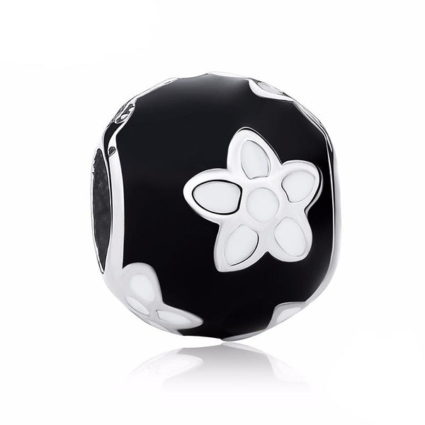 Silver & Enamel Mystic Flower Charms