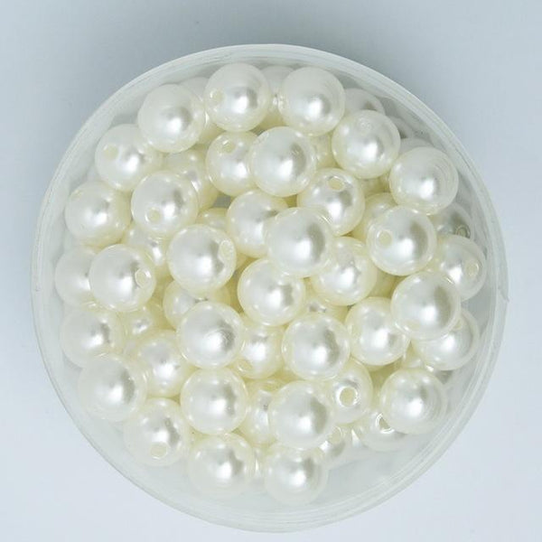 White Ivory Pearl Beads
