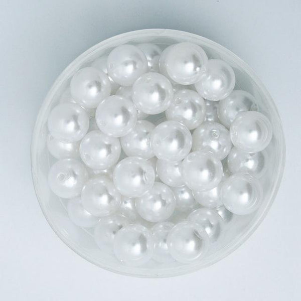 White Ivory Pearl Beads