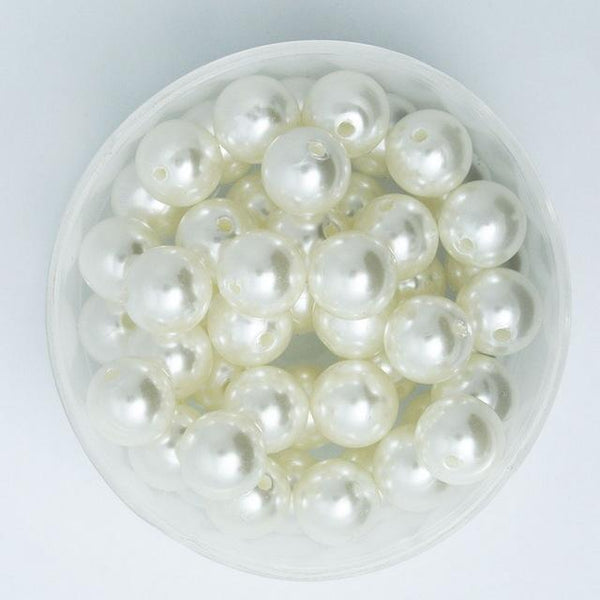 White Ivory Pearl Beads