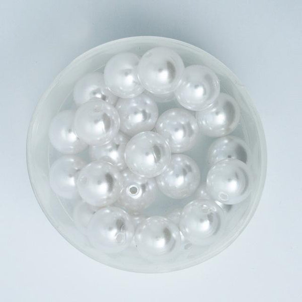 White Ivory Pearl Beads