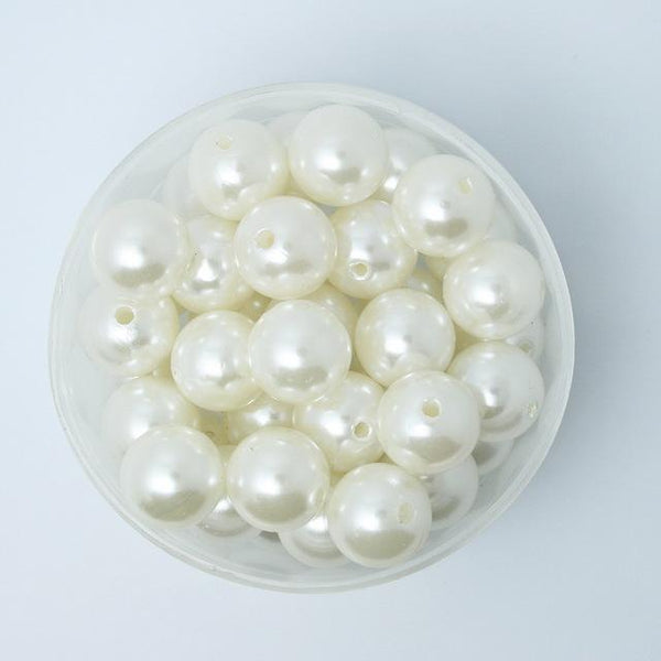 White Ivory Pearl Beads