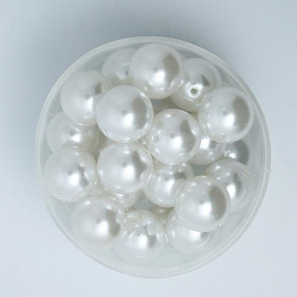 White Ivory Pearl Beads
