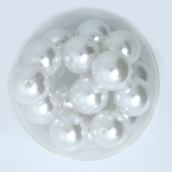White Ivory Pearl Beads