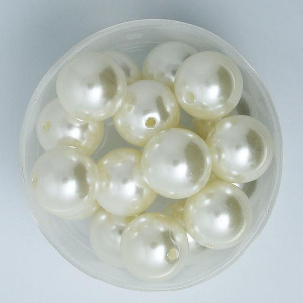 White Ivory Pearl Beads