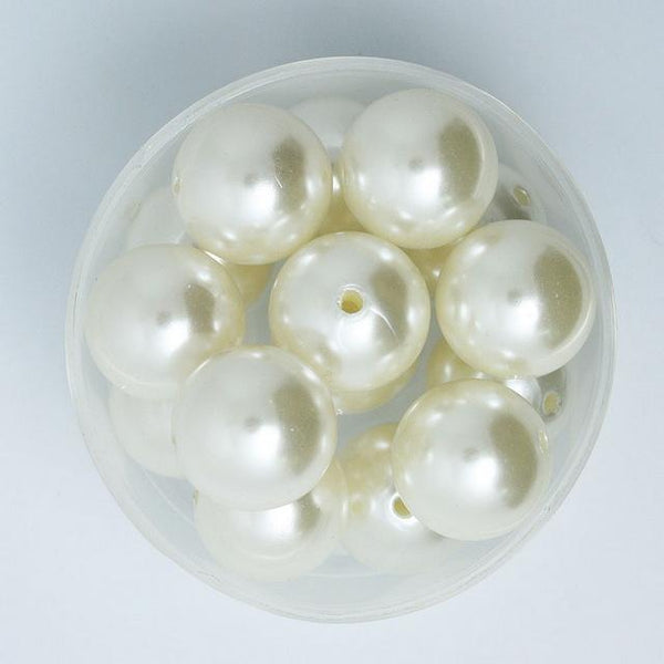 White Ivory Pearl Beads