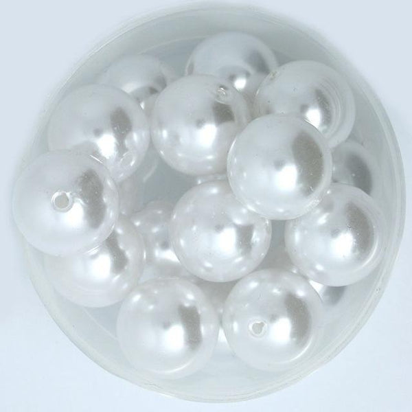 White Ivory Pearl Beads