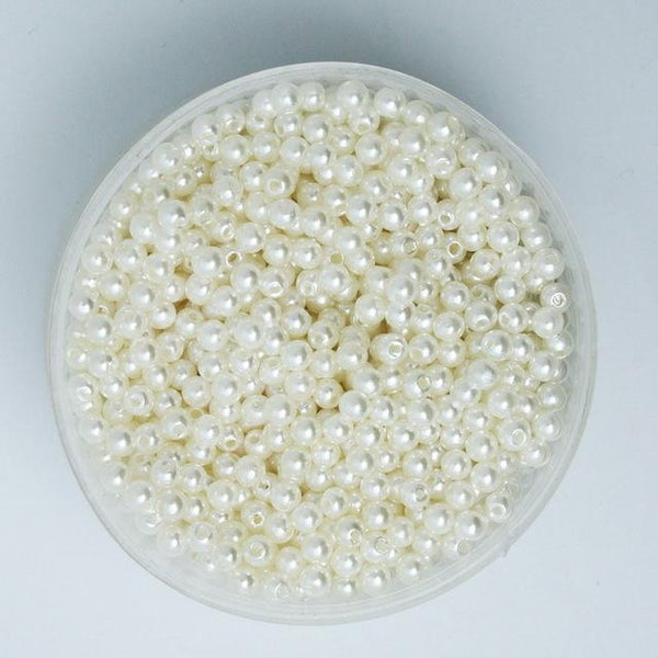 White Ivory Pearl Beads