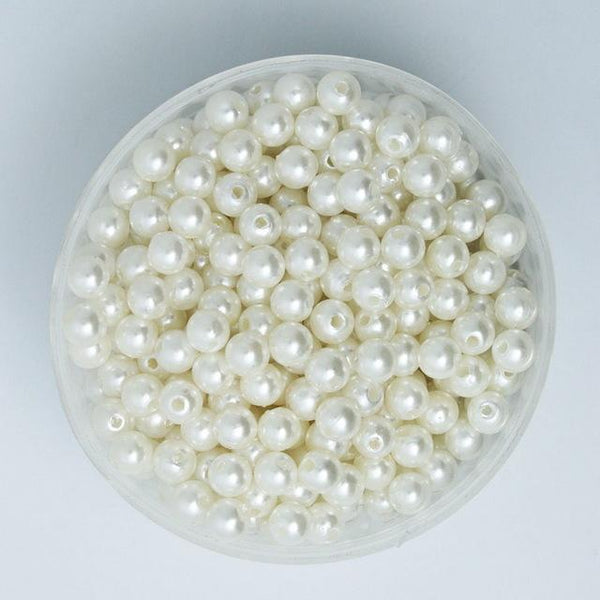 White Ivory Pearl Beads