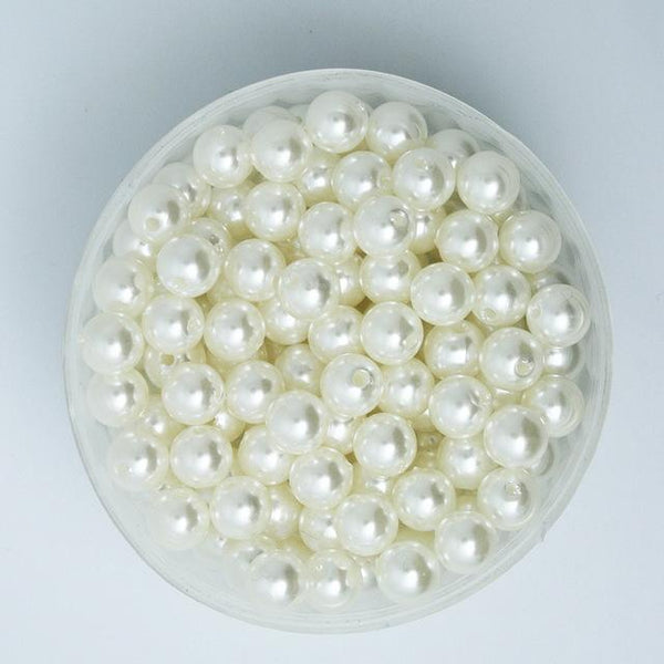 White Ivory Pearl Beads