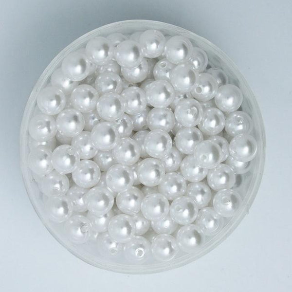 White Ivory Pearl Beads