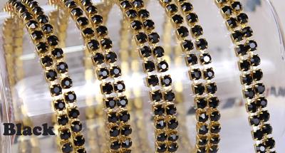 DIY Jewelry Crystal Golden Chain