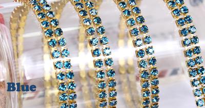 DIY Jewelry Crystal Golden Chain