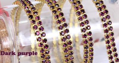 DIY Jewelry Crystal Golden Chain