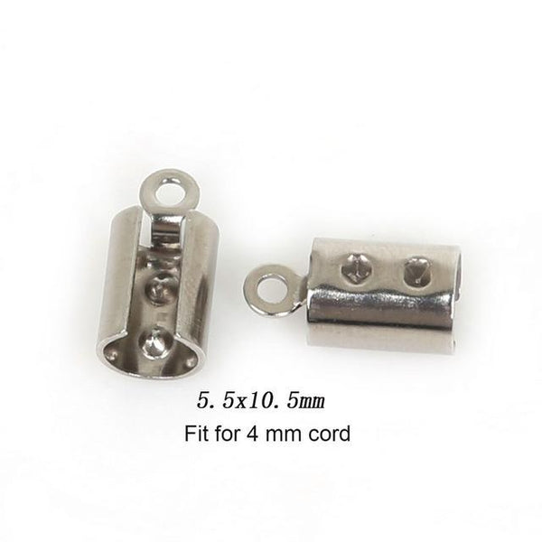 Stainless Steel Crimp End Caps Buckle