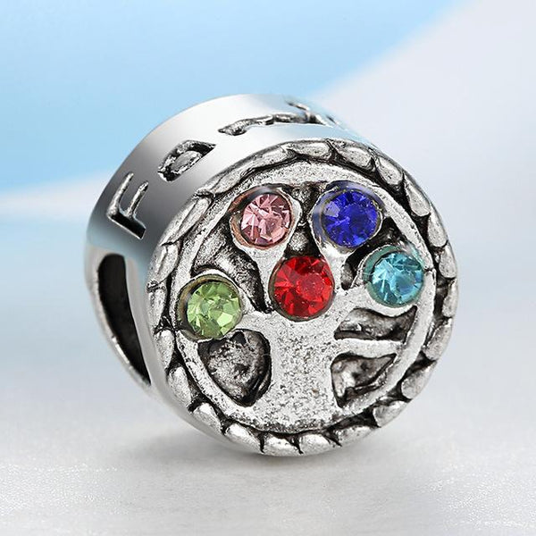 Silver Plated Bead Heart Beads