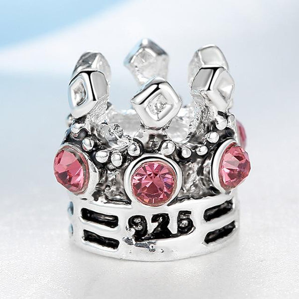 Silver Plated Bead Heart Beads