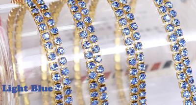 DIY Jewelry Crystal Golden Chain