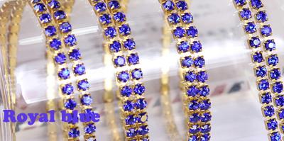 DIY Jewelry Crystal Golden Chain