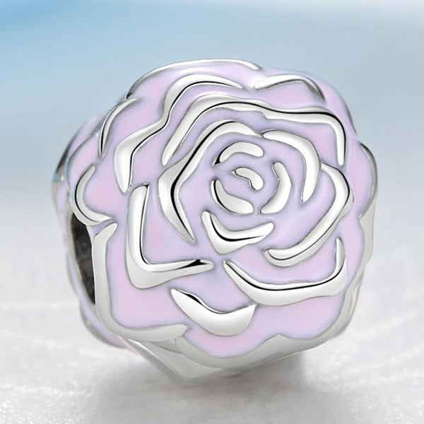 Silver Plated Bead Heart Beads