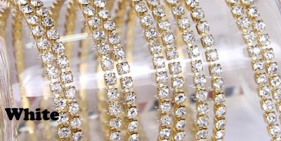 DIY Jewelry Crystal Golden Chain